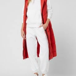 Frieda & Freddies Longweste Mit Kapuze - Hellrot