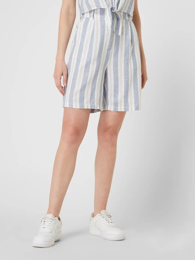 Only Bermudas Aus Leinenmischung Modell 'Caro' - Blau 4 Only Bermudas Aus Leinenmischung Modell 'Caro' - Blau – Bild 4