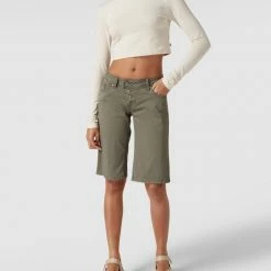 Buena Vista Bermudas Mit Eingrifftaschen - Olivgrün