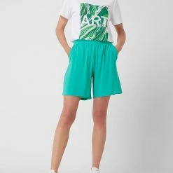 Only High Waist Shorts Aus Viskose Modell 'Nova' - Grün