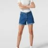 Only Jeansshorts Aus Baumwolle Mit Fixierten Beinumschlägen - Jeans