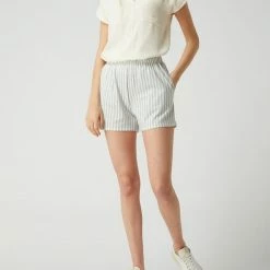 Only Shorts Mit Streifenmuster Modell 'Jolla' - Blau