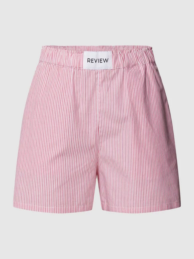 REVIEW Shorts Mit Streifenmuster - Hellrot 2 REVIEW Shorts Mit Streifenmuster - Hellrot – Bild 2