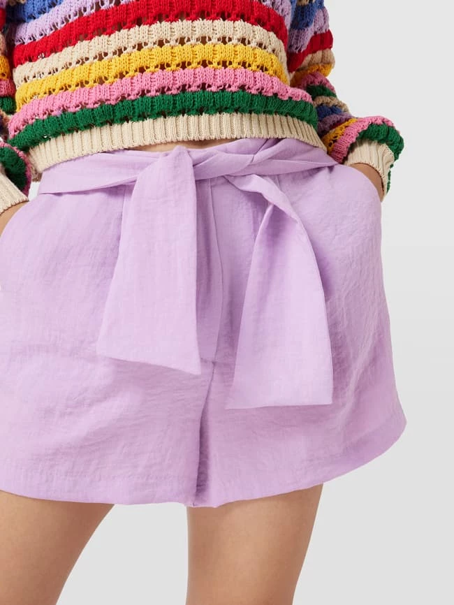 Mango Shorts Mit Taillenband - Purple 3 Mango Shorts Mit Taillenband - Purple – Bild 3