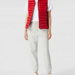 Wellensteyn Steppweste Mit Label-Applikation Modell 'Italy Vest' - Rot