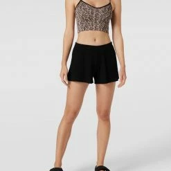 REVIEW Shorts Mit Strukturmuster - Schwarz