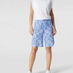Christian Berg Woman Bermudas Mit Allover-Muster - Royalblau
