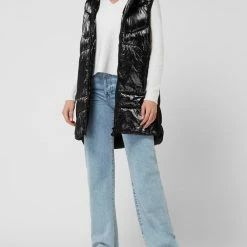 Frieda & Freddies Steppweste In Lack-Optik - Schwarz