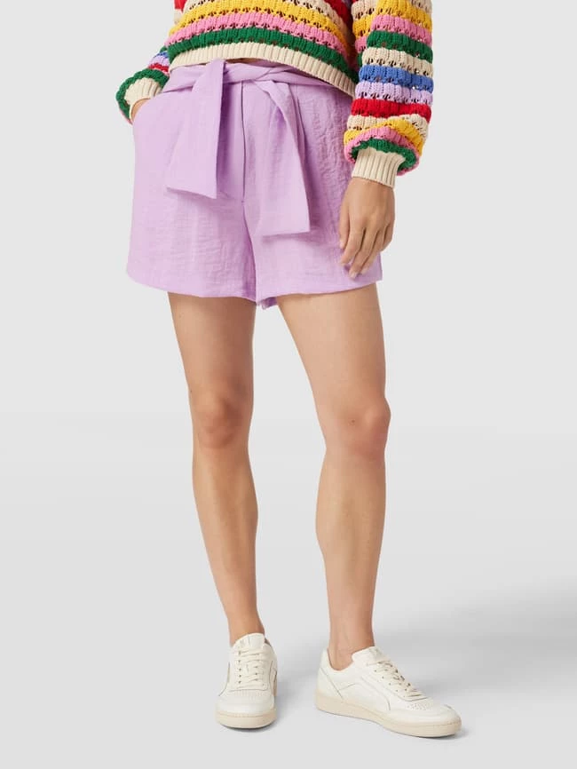 Mango Shorts Mit Taillenband - Purple 4 Mango Shorts Mit Taillenband - Purple – Bild 4