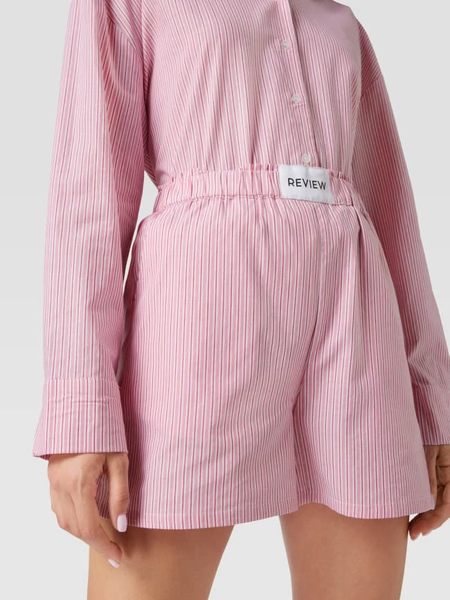 REVIEW Shorts Mit Streifenmuster - Hellrot 3 REVIEW Shorts Mit Streifenmuster - Hellrot – Bild 3