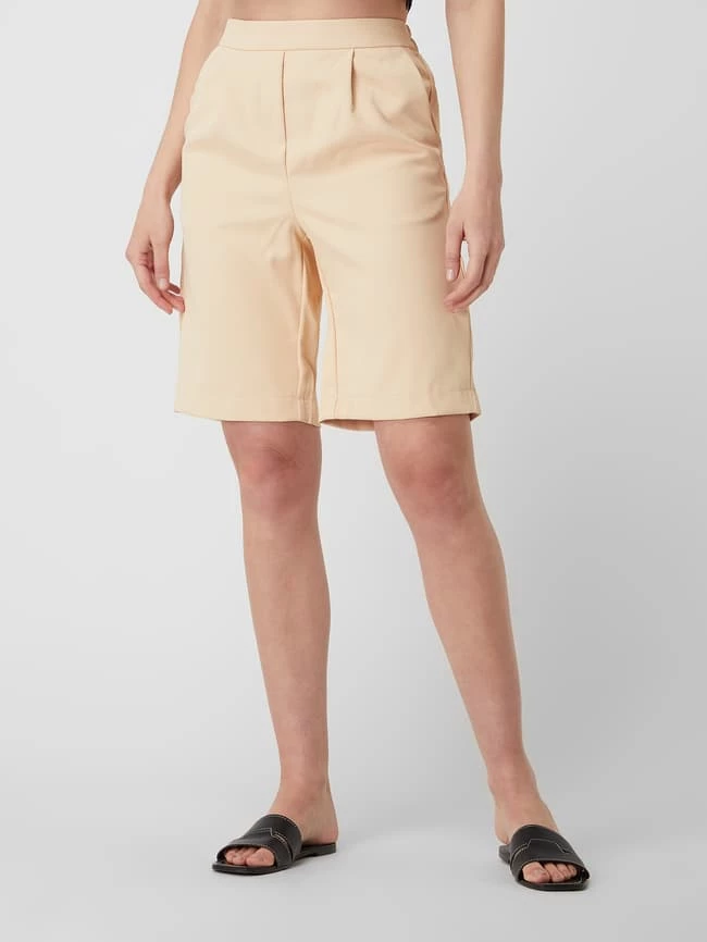 Pieces Bermudas Mit Bundfalten Modell 'Vagna' - Apricot 4 Pieces Bermudas Mit Bundfalten Modell 'Vagna' - Apricot – Bild 4