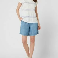 Esprit Bermudas Aus Lyocell - Hellblau