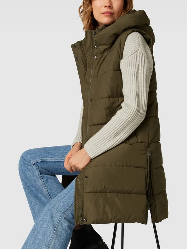 Esprit Steppweste Mit Kapuze - Khaki 3 Esprit Steppweste Mit Kapuze - Khaki – Bild 3