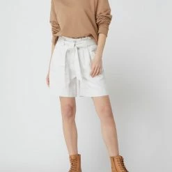 S.Oliver RED LABEL Bermudas Mit Leinen-Anteil - Offwhite