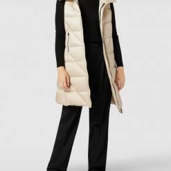 Marc Cain Daunenweste Mit Kapuze - Camel