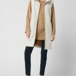 Tom Tailor Longweste Aus Teddyfell - Sand