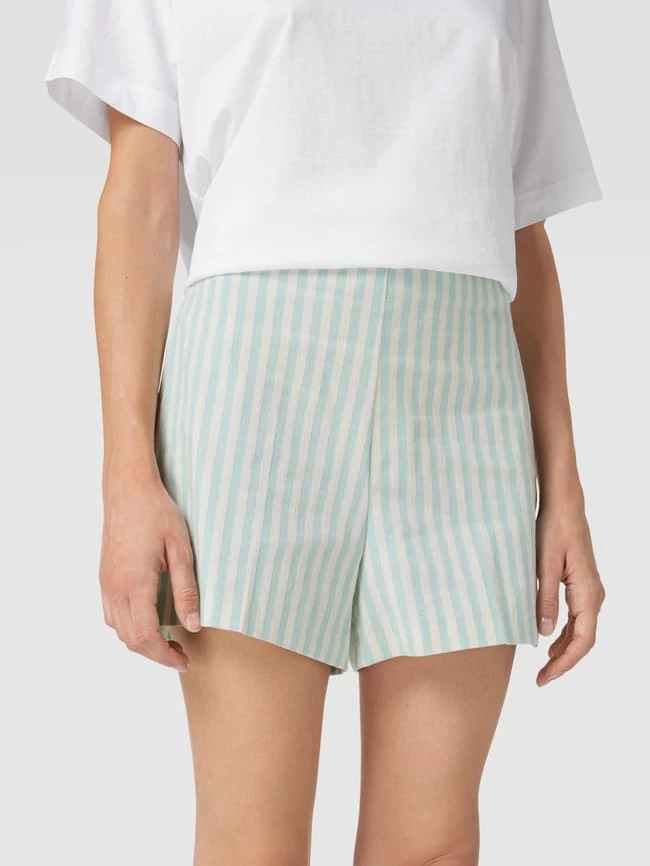 Mango Shorts Mit Streifenmuster Modell 'Sorbet' - Mint 3 Mango Shorts Mit Streifenmuster Modell 'Sorbet' - Mint – Bild 3