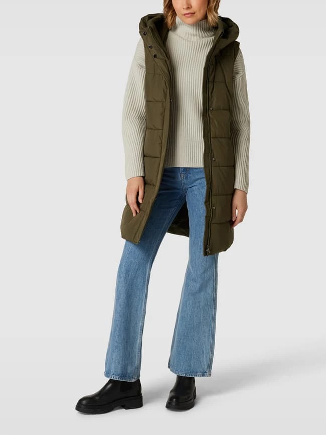 Esprit Steppweste Mit Kapuze - Khaki 1 Esprit Steppweste Mit Kapuze - Khaki