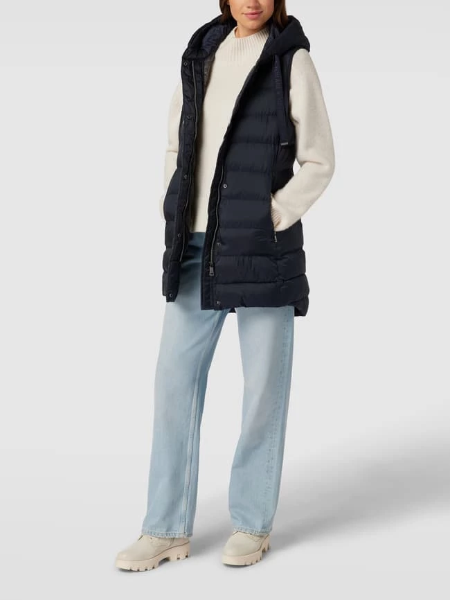 Fuchs Schmitt Weste Mit Seitlichen Eingrifftaschen - Marineblau 1 Fuchs Schmitt Weste Mit Seitlichen Eingrifftaschen - Marineblau