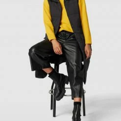 MOSS COPENHAGEN Weste Mit Stehkragen Modell 'Pavinaria' - Schwarz