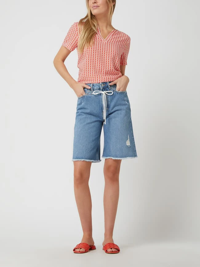 Esprit Straight Fit Bermudas Aus Baumwolle - Hellblau 1 Esprit Straight Fit Bermudas Aus Baumwolle - Hellblau