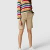 Christian Berg Woman Bermudas Mit Seitlichen Eingrifftaschen - Beige