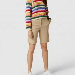 Christian Berg Woman Bermudas Mit Seitlichen Eingrifftaschen - Beige