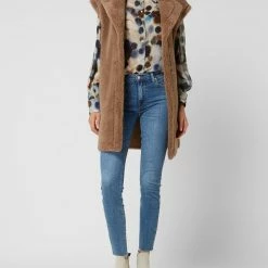 Studio AR Weste Aus Teddyfell - Camel