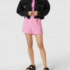 REVIEW Shorts Mit Viskose - Pink