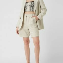 Only Bermudas Aus Leinenmischung Modell 'Caro' - Beige