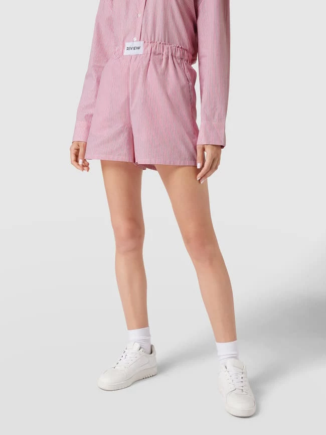 REVIEW Shorts Mit Streifenmuster - Hellrot 4 REVIEW Shorts Mit Streifenmuster - Hellrot – Bild 4