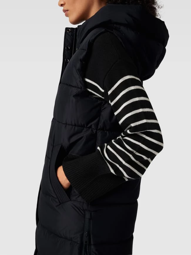 Esprit Steppweste Mit Kapuze - Schwarz 3 Esprit Steppweste Mit Kapuze - Schwarz – Bild 3