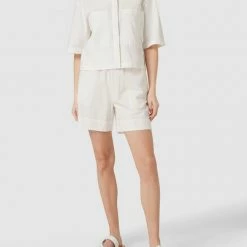 Marc O'Polo Denim Bermudas Aus Baumwolle - Offwhite