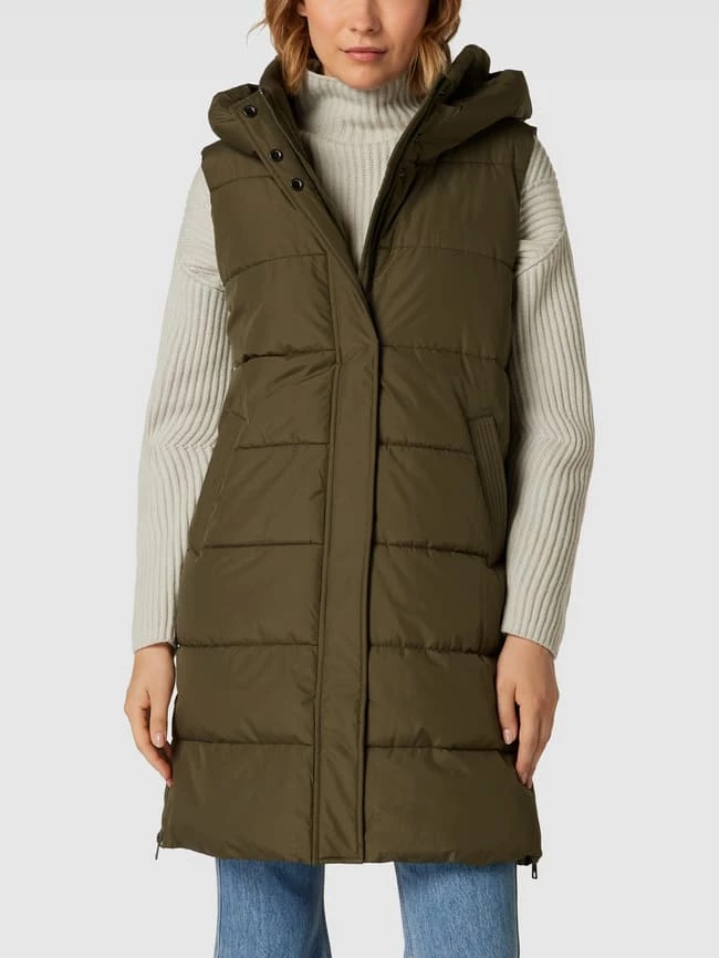 Esprit Steppweste Mit Kapuze - Khaki 4 Esprit Steppweste Mit Kapuze - Khaki – Bild 4