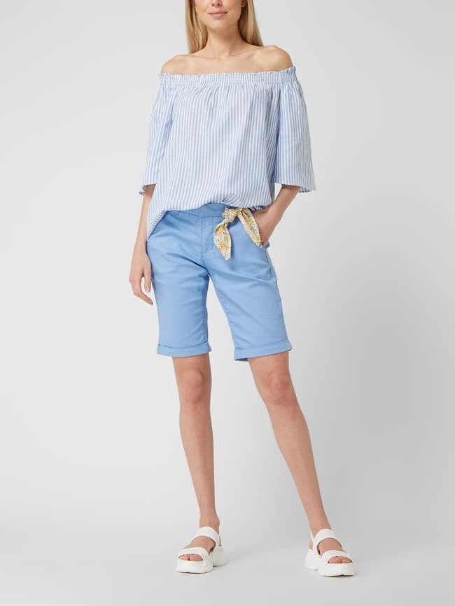 Cream Bermudas Mit Stretch-Anteil Modell 'Cindy' - Hellblau 1 Cream Bermudas Mit Stretch-Anteil Modell 'Cindy' - Hellblau