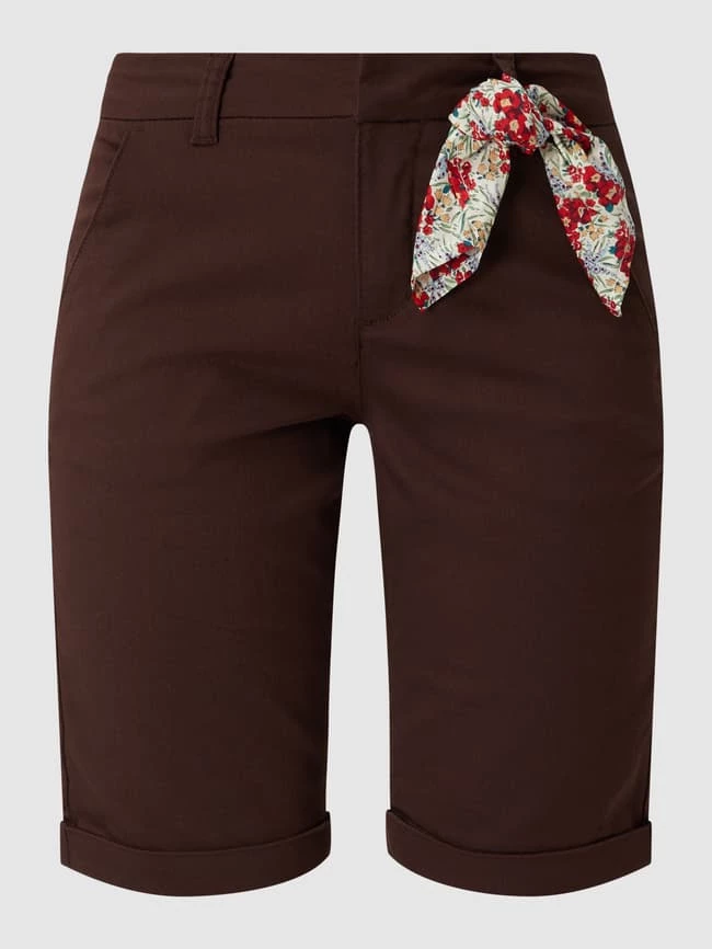 Cream Bermudas Mit Stretch-Anteil Modell 'Cindy' - Dunkelbraun 2 Cream Bermudas Mit Stretch-Anteil Modell 'Cindy' - Dunkelbraun – Bild 2