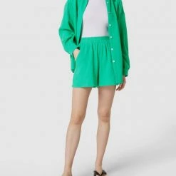 REVIEW Bermudas Mit Eingrifftaschen - Smaragdgrün