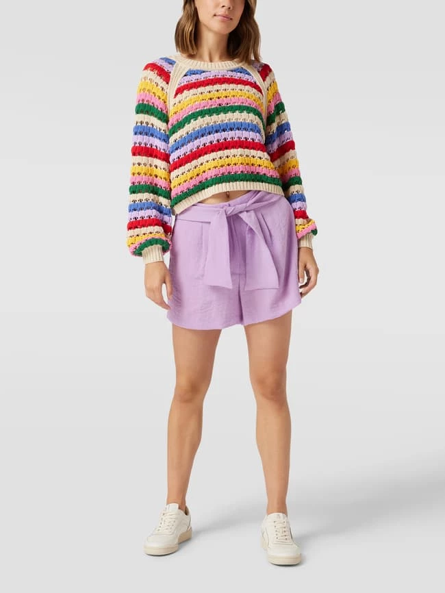 Mango Shorts Mit Taillenband - Purple 1 Mango Shorts Mit Taillenband - Purple