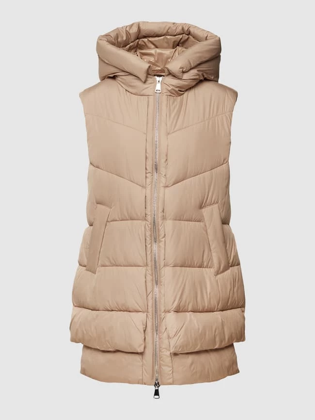 S.Oliver RED LABEL Steppweste Mit Kapuze - Sand 2 S.Oliver RED LABEL Steppweste Mit Kapuze - Sand – Bild 2