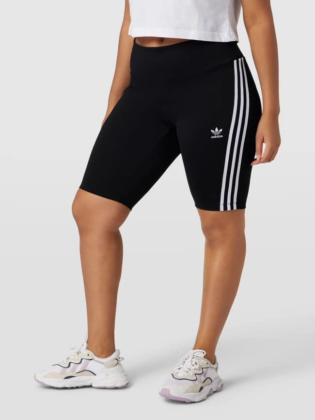 Adidas Originals Plus PLUS SIZE Shorts Mit Label-Print - Schwarz 4 Adidas Originals Plus PLUS SIZE Shorts Mit Label-Print - Schwarz – Bild 4
