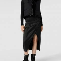 Gina Tricot Steppweste Mit Tunnelzug Modell 'Simone' - Schwarz