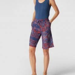 Christian Berg Woman Bermudas Mit Allover-Muster - Lachs