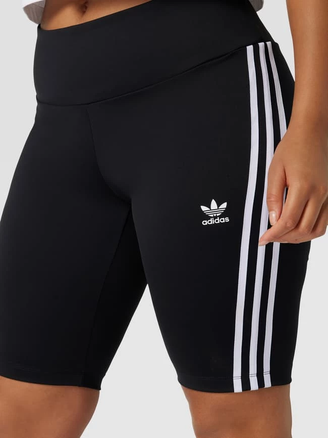 Adidas Originals Plus PLUS SIZE Shorts Mit Label-Print - Schwarz 3 Adidas Originals Plus PLUS SIZE Shorts Mit Label-Print - Schwarz – Bild 3