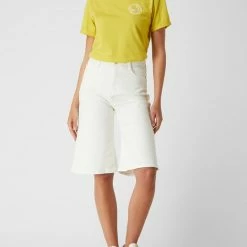 Esprit Bermudas Mit Label-Patch - Offwhite