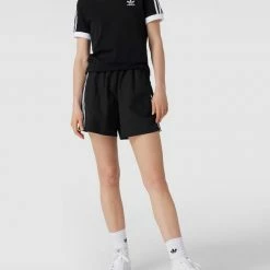 Adidas Originals Shorts Mit Label-Streifen - Schwarz