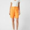Only Bermudas Aus Krepp Model 'Violet' - Orange