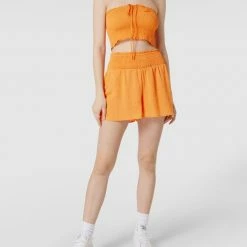 REVIEW Bermudas Mit Elastischem Bund - Orange
