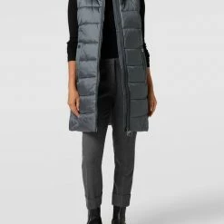 Betty Barclay Steppweste Mit Kapuze - Rauchblau