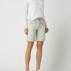 Christian Berg Woman Bermudas Mit Gürtel - Aqua Blau