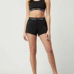 PUMA PERFORMANCE Shorts Mit Logo-Bund - Schwarz